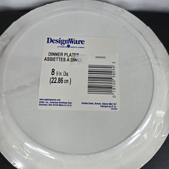 DesignWare Care Bears Party Plates 40ct 7in 9in + 16ct Napkins New Made in USA - Picture 5 of 5